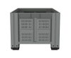 Большой контейнер 1200x1000x780 мм iBOX c перфорированными стенками и дном, на полозьях